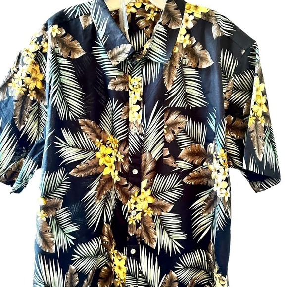 NWT COOFANDY Mens Hawaiian Short Sleeve Casual Button Down Tropical Beach Shirt - Picture 3 of 6